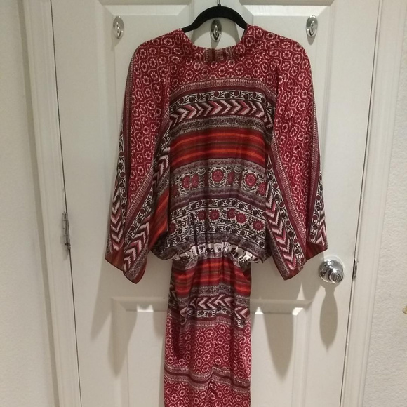 🌸Beautiful Suzanne Betro Floral Flowy Dress Sz L - Picture 4 of 8